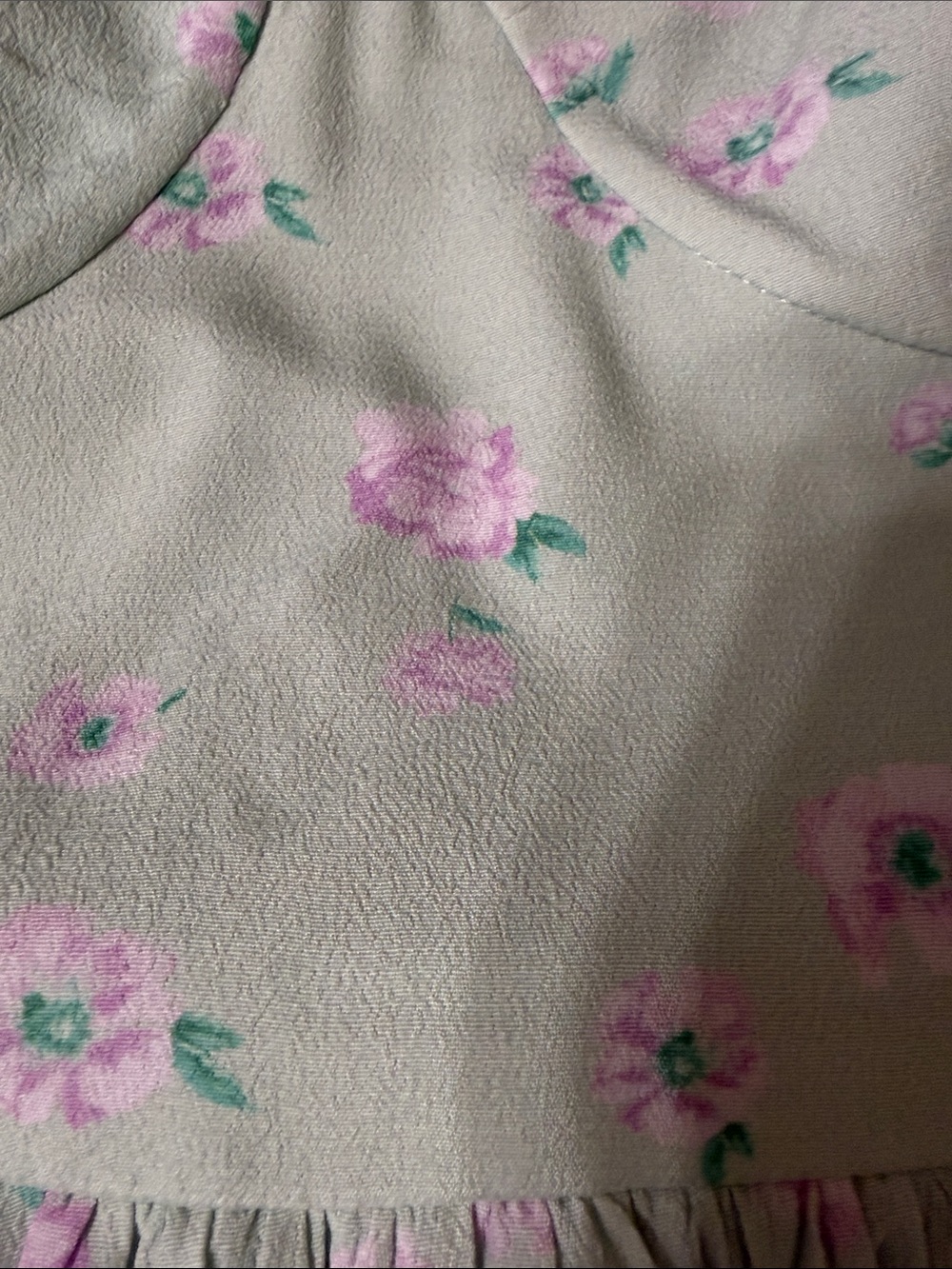 Wayf Mint Green Tiered Floral Dress - Picture 4 of 5